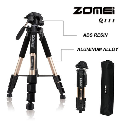 Professional Portable Travel Aluminum Camera Tripod
