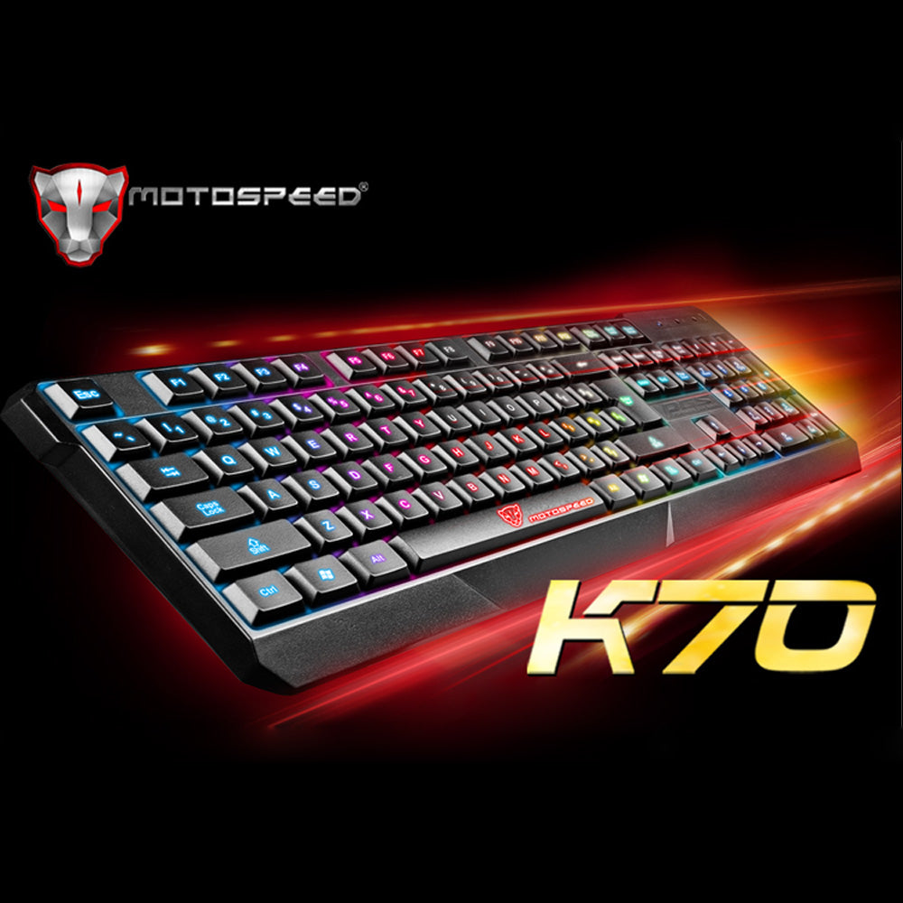 HOT SALE MOTOSPEED 104Keys USB Wired Pro Gaming Keyboard