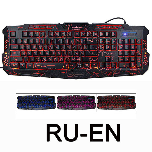 Darshin M300 Russian/English Backlit Keyboard